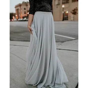 Summer Elegant Women Long Skirt Chiffon Beach Bohemian Maxi Skirts High Waist Casual Vestidos 2018
Summer Elegant Women Long Skirt Chiffon Beach Bohemian Maxi Skirts High Waist Casual Vestidos 2018