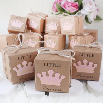50pcs Candy Boxes Baby Shower Craft Paper Gift Box Little Prince Princess Party Favor Boxes Festive Party Supplies
50pcs Candy Boxes Baby Shower Craft Paper Gift Box Little Prince Princess Party Favor Boxes Festive Party Supplies