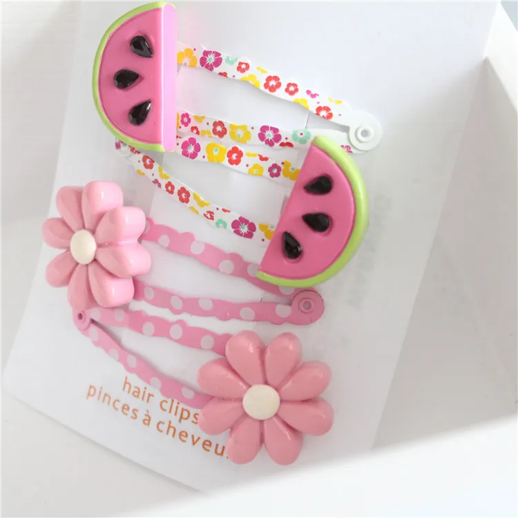 4 PCS Lovely Watermelon Flowers BB Clips Girls Hair Accessories Kids Hairpins Children Headwear Baby Hair Clips Headdress
4 PCS Lovely Watermelon Flowers BB Clips Girls Hair Accessories Kids Hairpins Children Headwear Baby Hair Clips Headdress