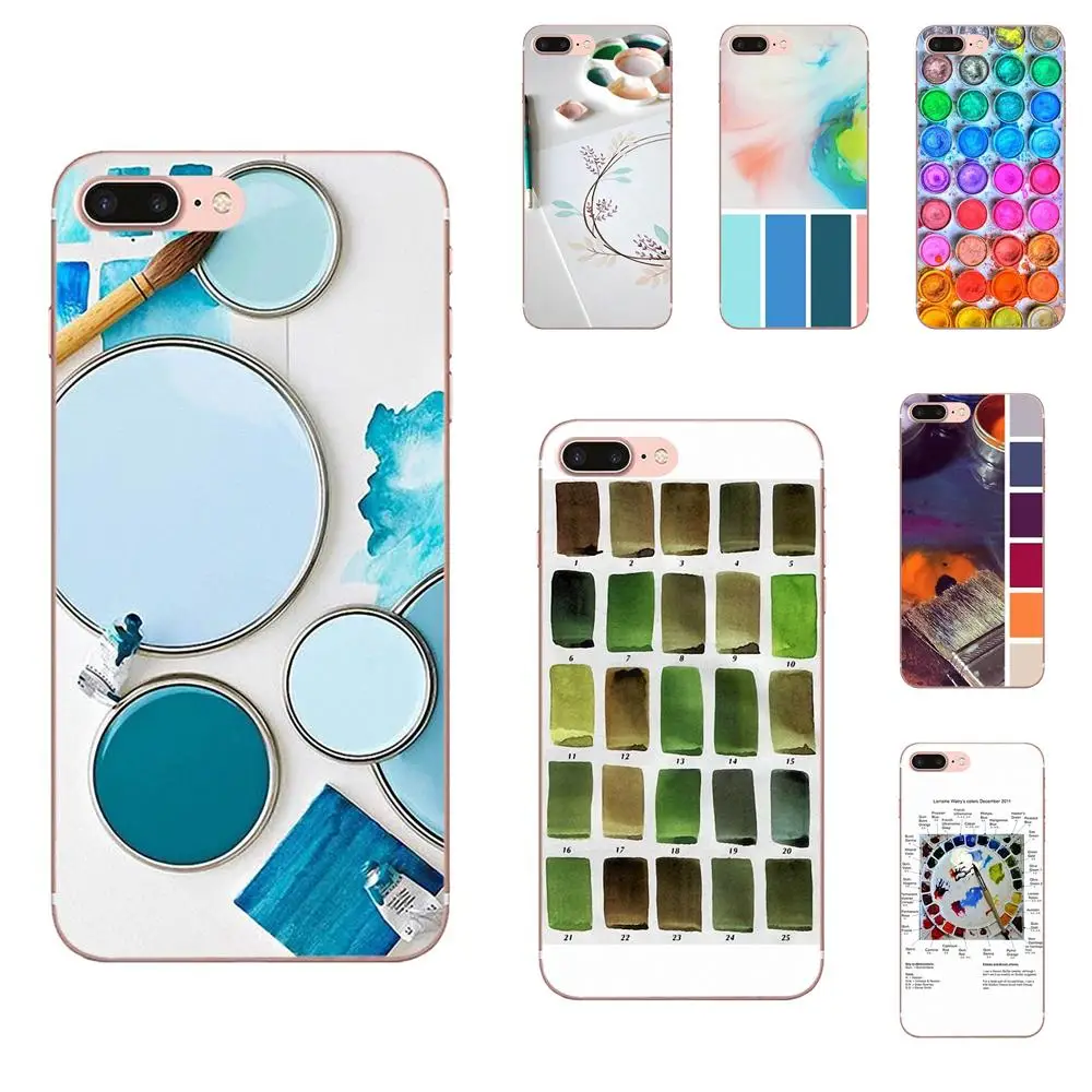 For Apple iPhone X XS Max XR 4 4S 5 5C 5S SE 6 6S 7 8 Plus Soft Silicone TPU Transparent Cases Watercolor Paint Pallet
For Apple iPhone X XS Max XR 4 4S 5 5C 5S SE 6 6S 7 8 Plus Soft Silicone TPU Transparent Cases Watercolor Paint Pallet