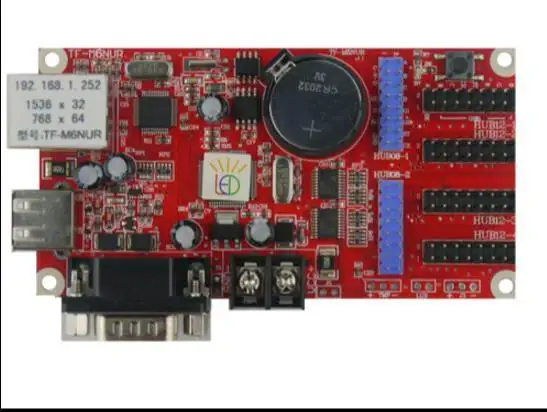 TF-M6NUR(TF-M5NUR) ethernet + USB Серийные порты светодиодная карта контроллера | Электроника