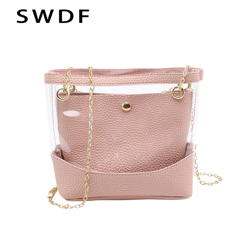 2019 New Fashion Woman PU Small Handbag Messenger Bag Casual Transparent Shoulder Bags High Quality Travel Summer Beach Bag Open
2019 New Fashion Woman PU Small Handbag Messenger Bag Casual Transparent Shoulder Bags High Quality Travel Summer Beach Bag Open