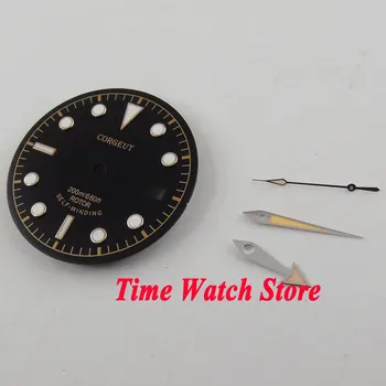 Fit ETA 2824 2836 Automatic Movement 30.4mm black dial date window rose golden Watch Dial with hands D98
Fit ETA 2824 2836 Automatic Movement 30.4mm black dial date window rose golden Watch Dial with hands D98