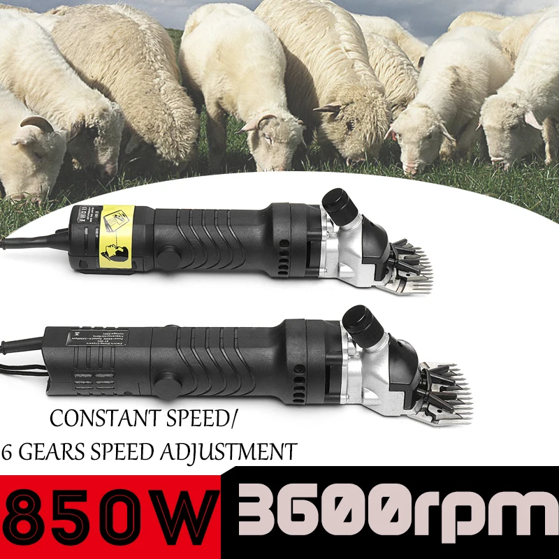 850W Electric Sheep Shearing Clipper Scissors Shears Cutter Goat Wool Clipper Machine 13 teeth blade 110V
850W Electric Sheep Shearing Clipper Scissors Shears Cutter Goat Wool Clipper Machine 13 teeth blade 110V