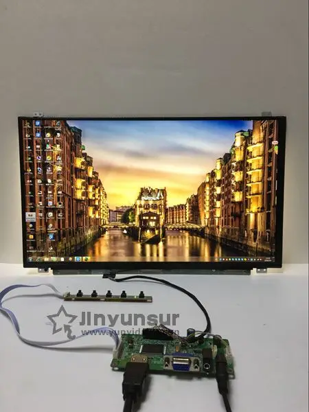 17.3 inch 1920*1080 IPS Screen Display HDMI+VGA Driver Board LCD Panel Module Monitor Laptop PC Raspberry Pi 3 Car
17.3 inch 1920*1080 IPS Screen Display HDMI+VGA Driver Board LCD Panel Module Monitor Laptop PC Raspberry Pi 3 Car