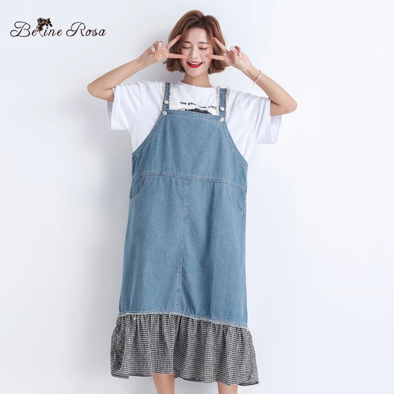 BelineRosa 2019 Women's Denim Dresses Casual Holiday Style Dress Womn Spring Summer New Vest Dress TYW01006
BelineRosa 2019 Women's Denim Dresses Casual Holiday Style Dress Womn Spring Summer New Vest Dress TYW01006