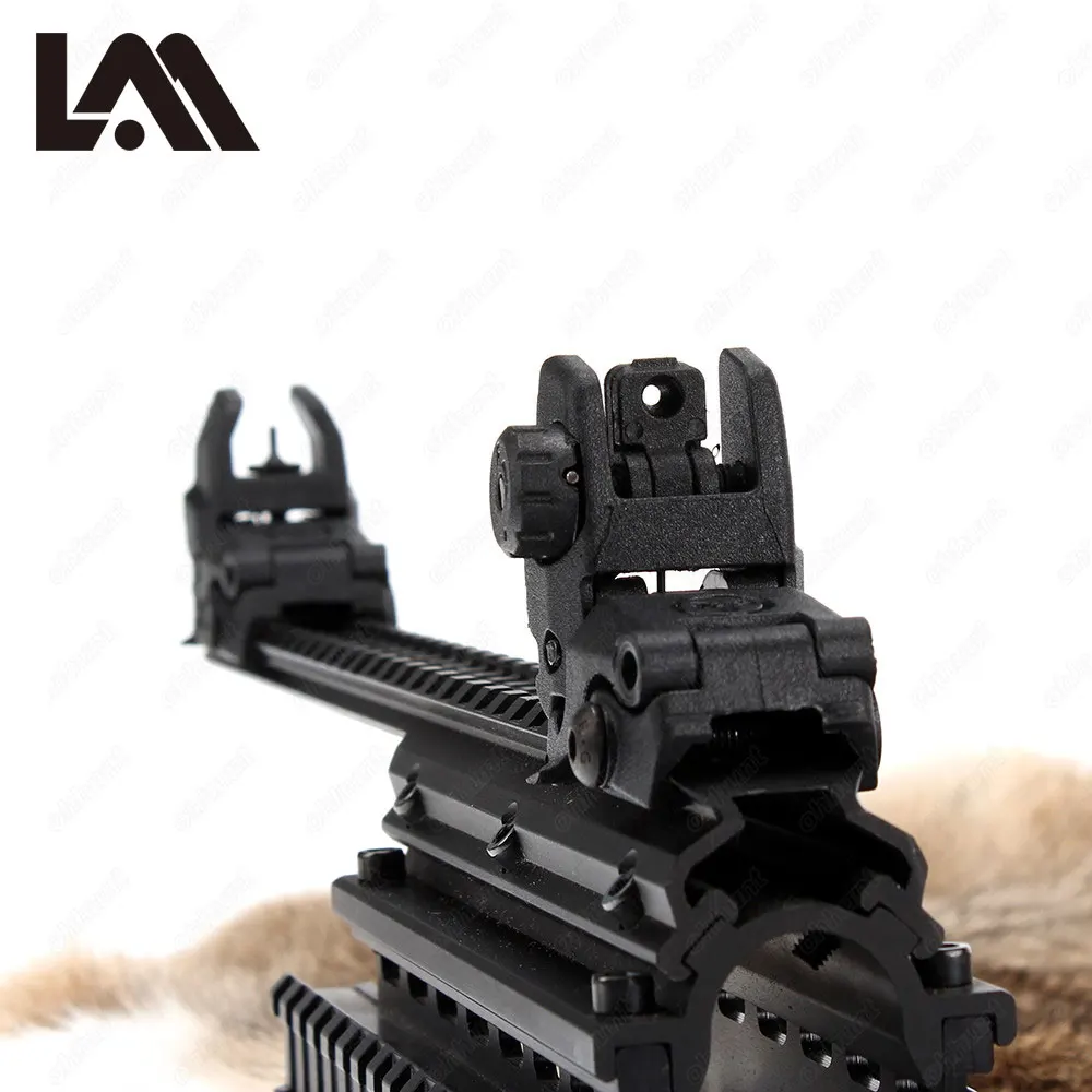 LAMBUL AR15 Tactical Flip up Front Rear Sight Set Polymer Folding Sight Windage Adjustment For 1913 Picatinny Rail handguards
LAMBUL AR15 Tactical Flip up Front Rear Sight Set Polymer Folding Sight Windage Adjustment For 1913 Picatinny Rail handguards