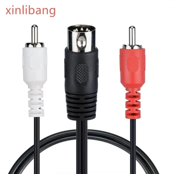 Male DIN 5 Pin to Dual RCA Male Cable DIN To 2 RCA Male to Male MIDI Y Splitter Cable (1.5ft)
Male DIN 5 Pin to Dual RCA Male Cable DIN To 2 RCA Male to Male MIDI Y Splitter Cable (1.5ft)