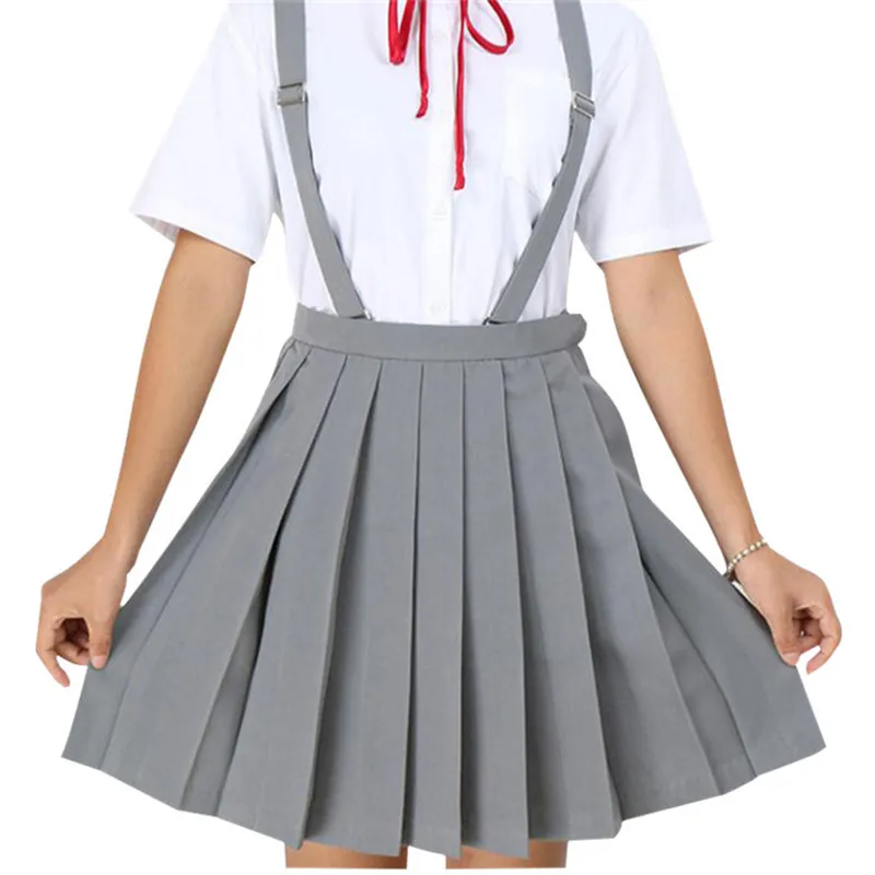 Fashion Sweet Elastic Waist Summer Students' Suspender Skirt Cute Style Sexy Mini Skirts Casual Plus Size Pleated Skirts Q782
Fashion Sweet Elastic Waist Summer Students' Suspender Skirt Cute Style Sexy Mini Skirts Casual Plus Size Pleated Skirts Q782