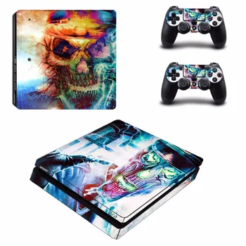 Custom Design Skull PS4 Slim Skin Sticker For Sony PlayStation 4 Console and 2 Controllers PS4 Slim Skins Sticker Decal Vinyl
Custom Design Skull PS4 Slim Skin Sticker For Sony PlayStation 4 Console and 2 Controllers PS4 Slim Skins Sticker Decal Vinyl