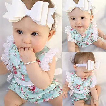Newborn Baby Girl Lace Floral Romper Jumpsuit Outfits One-pieces 0-24M NEW Fashion
Newborn Baby Girl Lace Floral Romper Jumpsuit Outfits One-pieces 0-24M NEW Fashion