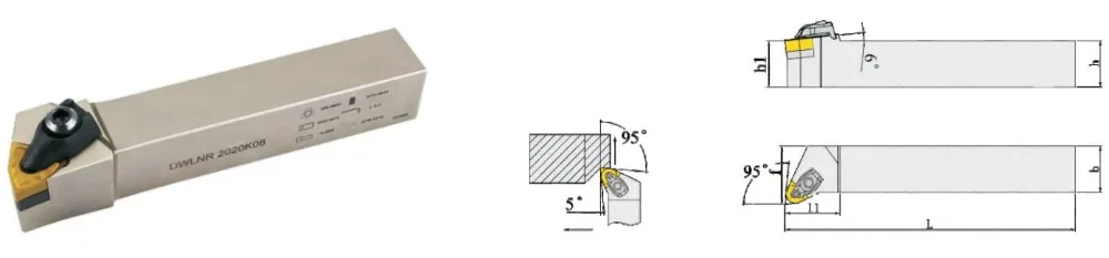 DWLNL2020K08 Nicecutt External Turning Tool Holder for WNMG insert Lathe Tool Holder
DWLNL2020K08 Nicecutt External Turning Tool Holder for WNMG insert Lathe Tool Holder