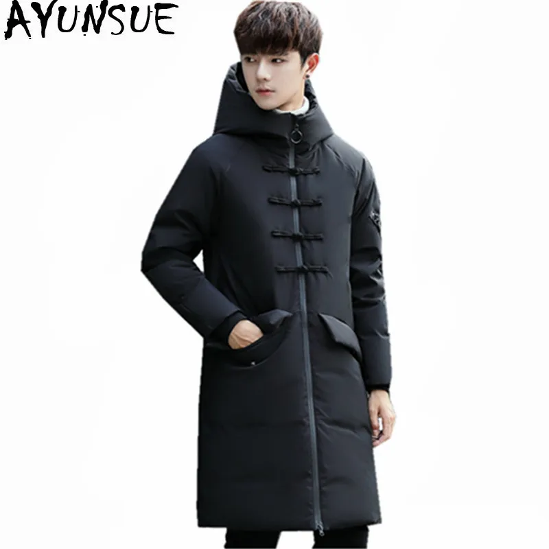 AYUNSUE New 2019 Men's Down Jacket Thick Long Winter Coat Men Causual Slim Parka Hooded Mens Outwear 3XL Chaquetas Hombre WXF507
AYUNSUE New 2019 Men's Down Jacket Thick Long Winter Coat Men Causual Slim Parka Hooded Mens Outwear 3XL Chaquetas Hombre WXF507