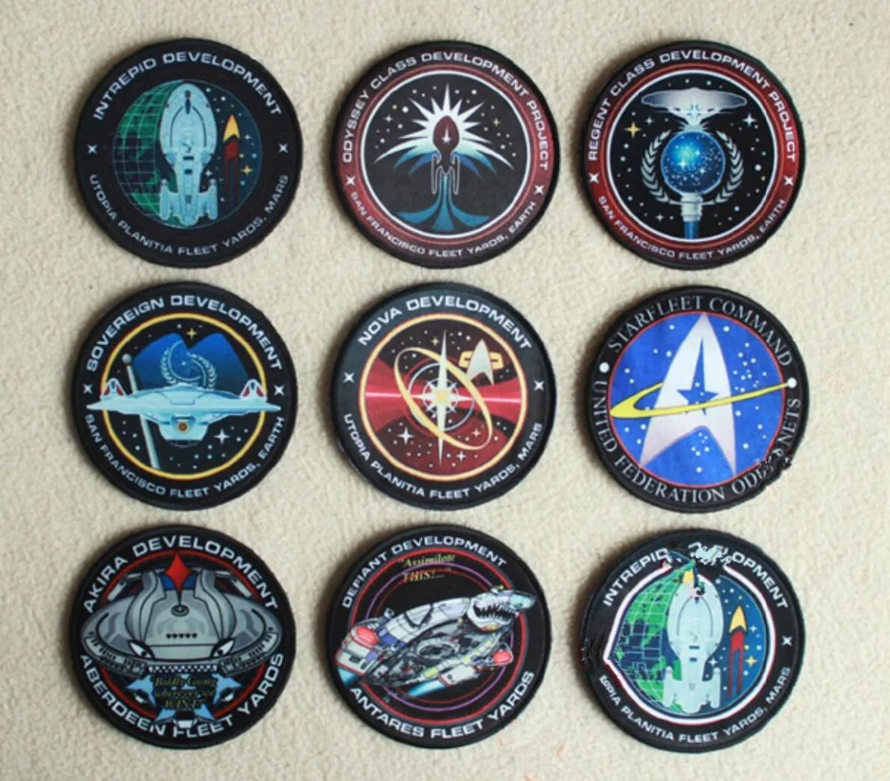 5pcs Printed Star Trek Patch Tactical Patches United Federation Planets Starfleet Command Badge Defiant Development Wholesale
5pcs Printed Star Trek Patch Tactical Patches United Federation Planets Starfleet Command Badge Defiant Development Wholesale