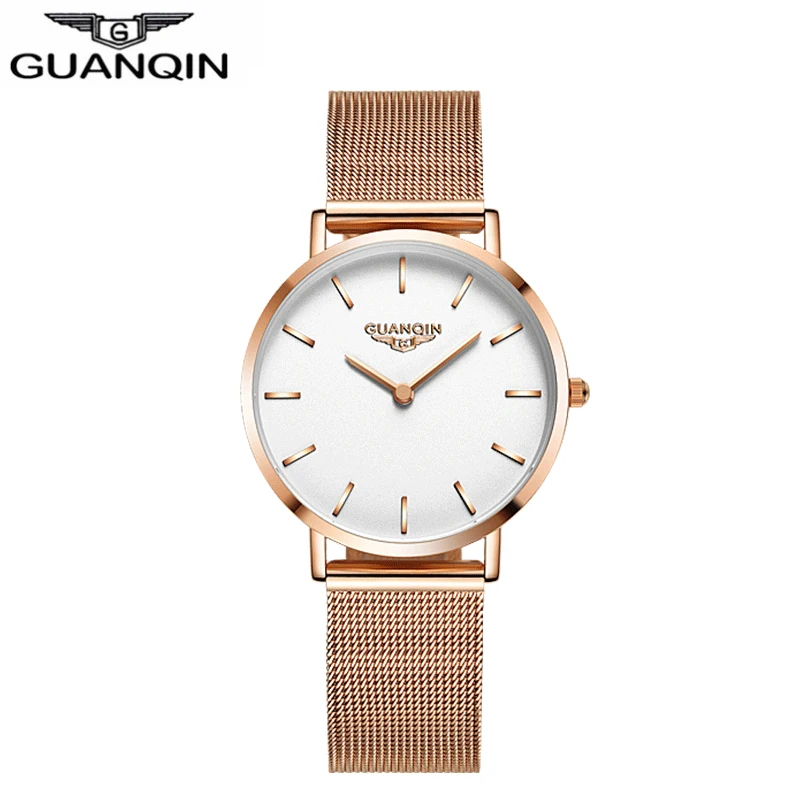 GUANQIN Quartz Watch Women Luxury Female New Simple Casual Stainless Steel Waterproof Gold Bracelet Wristwatch reloj mujer 2018
GUANQIN Quartz Watch Women Luxury Female New Simple Casual Stainless Steel Waterproof Gold Bracelet Wristwatch reloj mujer 2018
