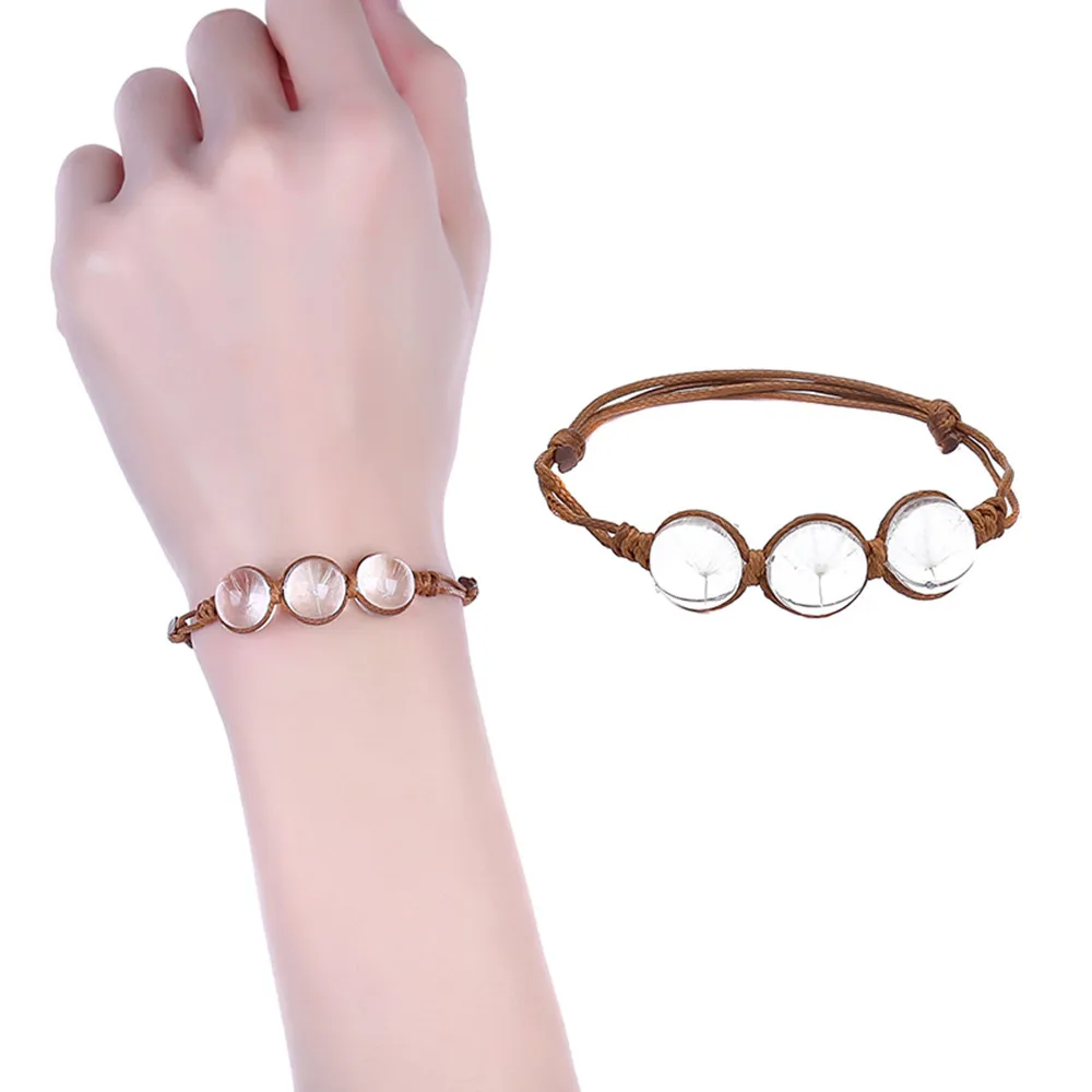 2019 New Summer Boho DIY Dandelion Beads Bracelets & Bangles Vintage Weave Glass Ball Beads Pulseras for Womens Fashion Jewelry
2019 New Summer Boho DIY Dandelion Beads Bracelets & Bangles Vintage Weave Glass Ball Beads Pulseras for Womens Fashion Jewelry