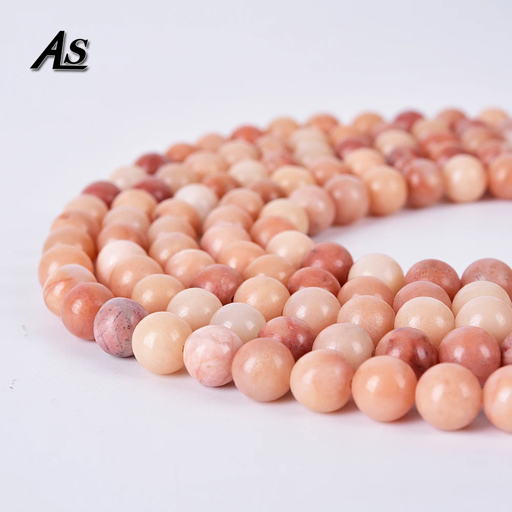 Asingeloo Natural Stone Beads Pink Rose Opal Round Beads For Jewelry Making 15.5" 6/8/10/12mm Spacer Beads Making Bracelet 
Asingeloo Natural Stone Beads Pink Rose Opal Round Beads For Jewelry Making 15.5" 6/8/10/12mm Spacer Beads Making Bracelet