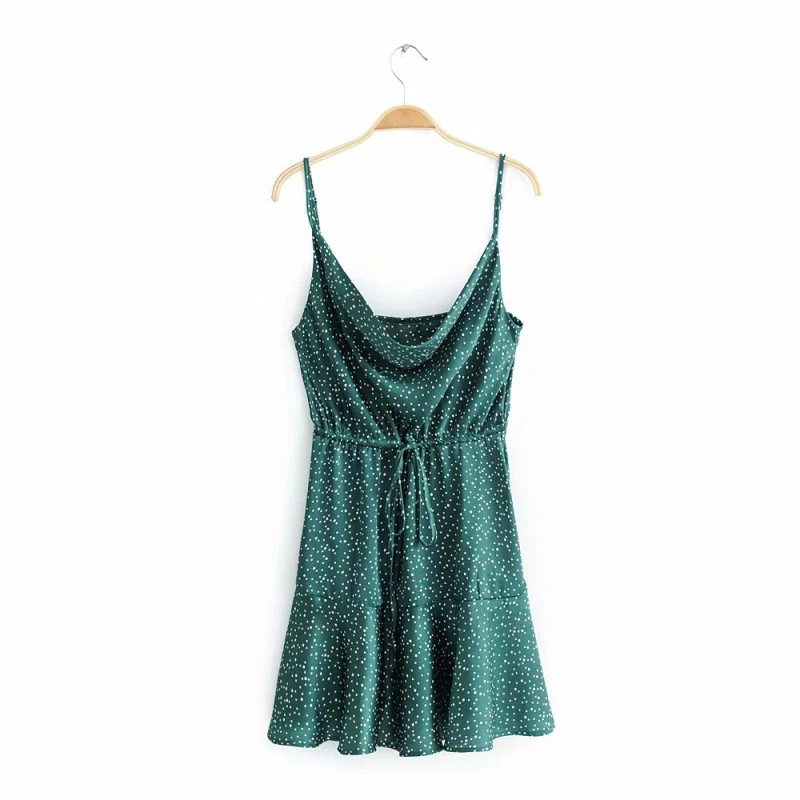 Sexy Women V-Neck Backless Mini Dress Polka Dot Print Spaghetti Strap A-Line Dresses Back Zipper 2019 Casual Chic Vestidos
Sexy Women V-Neck Backless Mini Dress Polka Dot Print Spaghetti Strap A-Line Dresses Back Zipper 2019 Casual Chic Vestidos
