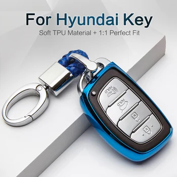 TPU Car Key Case Cover For Hyundai Solaris I10 I20 I30 Tucson Elantra Santa fe Creta Verna Ix20 Accent 2017 Key Ring Accessories
TPU Car Key Case Cover For Hyundai Solaris I10 I20 I30 Tucson Elantra Santa fe Creta Verna Ix20 Accent 2017 Key Ring Accessories