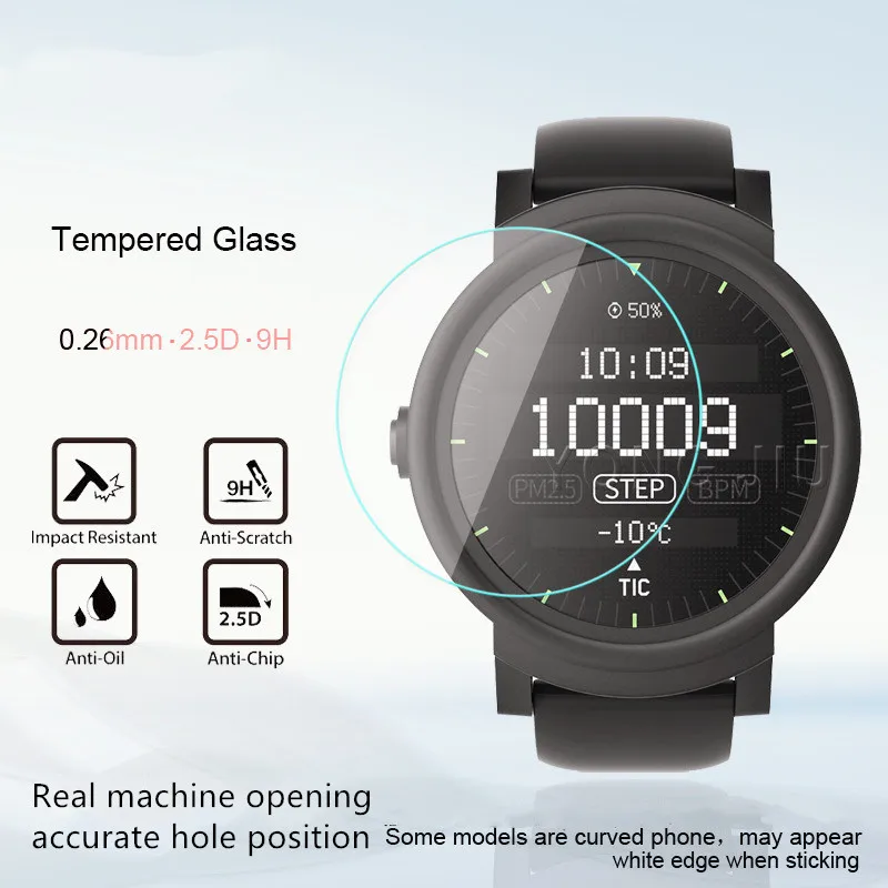 

2PCS 3D FOR TIC Watch E Watch Tempered Film for TIC Watch E Watch Tempered Glass Film Intelligent Movement