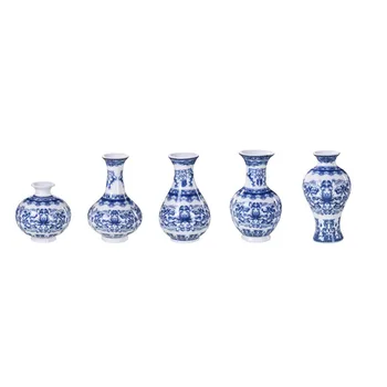 Vintage Chinese Wind Ceramic Vase Blue White Porcelain Flower Receptacle Handicraft Furnishing Articles Home Decoration
Vintage Chinese Wind Ceramic Vase Blue White Porcelain Flower Receptacle Handicraft Furnishing Articles Home Decoration