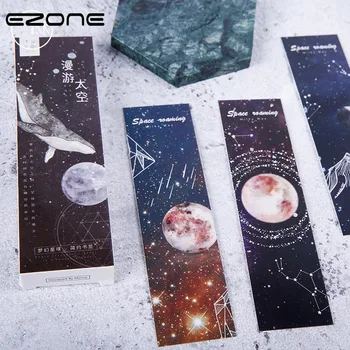 EZONE 30PCS Planet Theme Bookmarks Roaming Space Series Students Bookmarks Hand-painted Whale Watercolor Pattern Stationery
EZONE 30PCS Planet Theme Bookmarks Roaming Space Series Students Bookmarks Hand-painted Whale Watercolor Pattern Stationery