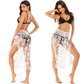 Women Handmade Net Hollow Out Crochet Bikini Cover Up Sexy Beach Cover Up Split Skirt Hollow Out Knitted Skirt
Women Handmade Net Hollow Out Crochet Bikini Cover Up Sexy Beach Cover Up Split Skirt Hollow Out Knitted Skirt