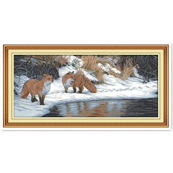 Winter Fox Chinese Counted Cross Stitch Patterns kits-for-embroidery DIY Set 11CT Printed On Canvas Home Decor cross-stitch
Winter Fox Chinese Counted Cross Stitch Patterns kits-for-embroidery DIY Set 11CT Printed On Canvas Home Decor cross-stitch