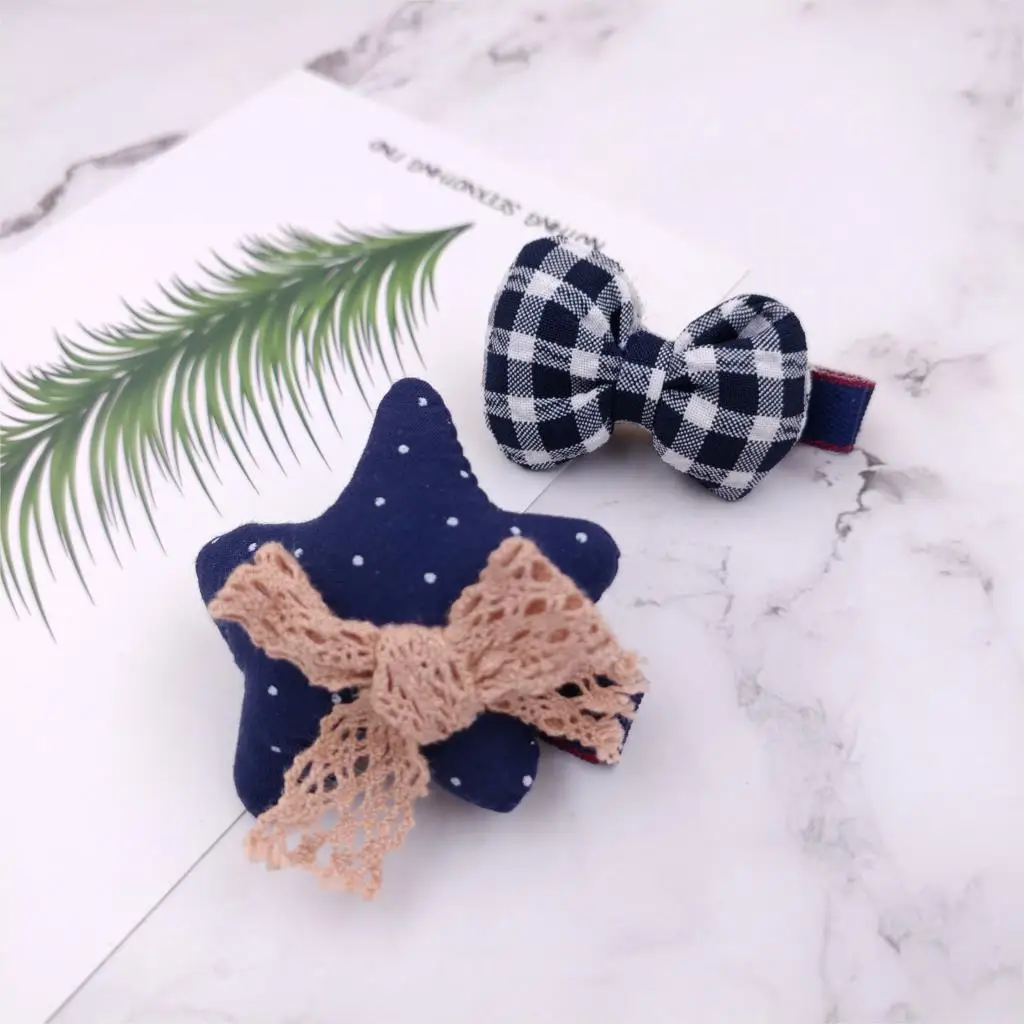2pcs/set New Cute Hairpins For Kids Baby Girls Star bowknot Hair Accessories Hair clips For Girls Children
2pcs/set New Cute Hairpins For Kids Baby Girls Star bowknot Hair Accessories Hair clips For Girls Children