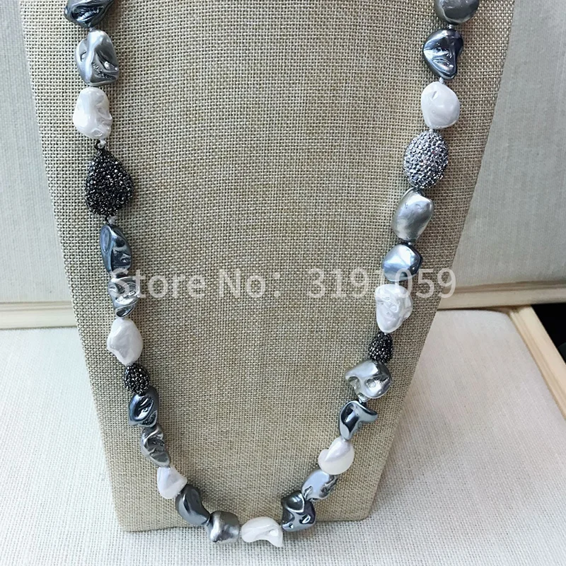 

2018 vogue and fashionable shell pearl necklace