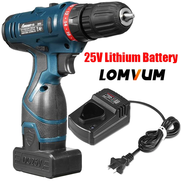 Longyun 25v cordless screwdriver with lithiumion Battery Electric Drill Home Multifunction Electric Screwdriver
Longyun 25v cordless screwdriver with lithiumion Battery Electric Drill Home Multifunction Electric Screwdriver