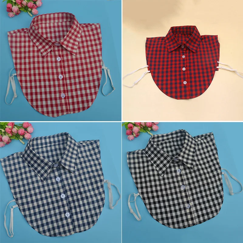 Shirt Fake Collar For Women Vintage Detachable False Collar Literary Grid Shirt Fake Collar Clothes Accessories
Shirt Fake Collar For Women Vintage Detachable False Collar Literary Grid Shirt Fake Collar Clothes Accessories