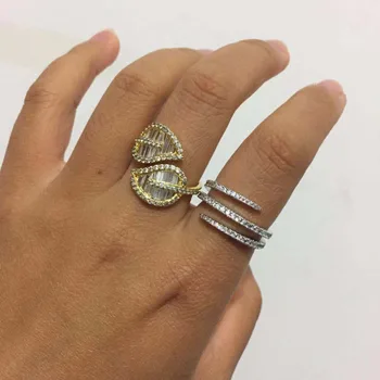 Trendy 3 Layer Cz Pave Setting Simple Fashion Rings For Women Party Gift Wedding Band Accessories Luxury Women Jewelry
Trendy 3 Layer Cz Pave Setting Simple Fashion Rings For Women Party Gift Wedding Band Accessories Luxury Women Jewelry