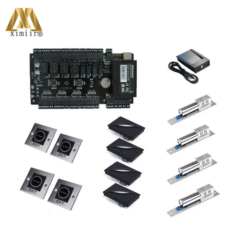 C3-400 TCP/IP access control board with free software+kr100 card reader +infrared switch+electric bolt lock +ID card register
C3-400 TCP/IP access control board with free software+kr100 card reader +infrared switch+electric bolt lock +ID card register