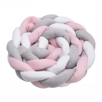 Baby Crib Bumper Knotted Braided Plush Nursery Cradle Decor Newborn Gift Pillow Cushion Junior Bed Sleep Bumper (2 Meters, Whi
Baby Crib Bumper Knotted Braided Plush Nursery Cradle Decor Newborn Gift Pillow Cushion Junior Bed Sleep Bumper (2 Meters, Whi