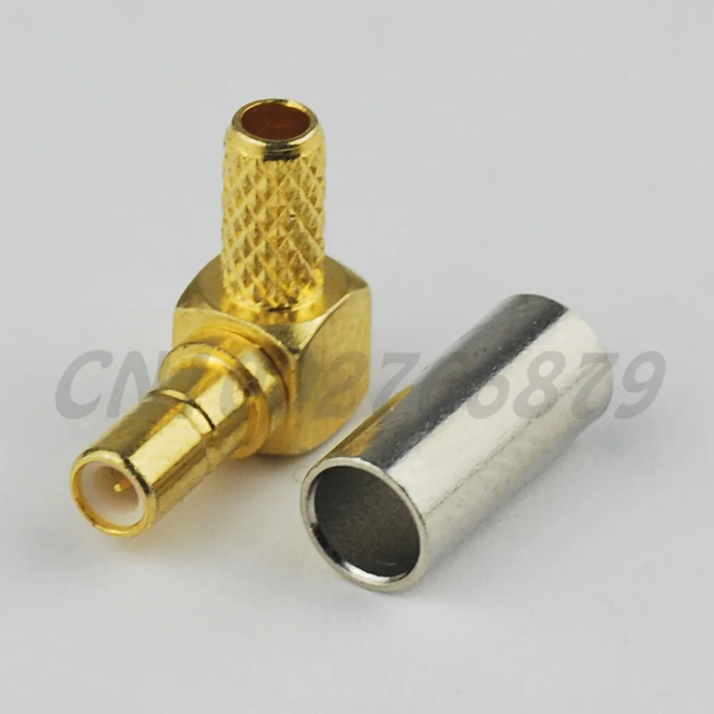 20pcs RF electrical wire coaxial cable terminal connector SSMB Crimp Plug male Right Angle connector for RG316 RG174LMR100
20pcs RF electrical wire coaxial cable terminal connector SSMB Crimp Plug male Right Angle connector for RG316 RG174LMR100