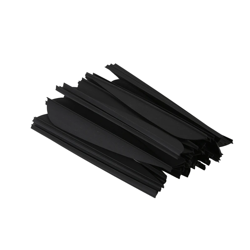 Arrows Vanes 4 Inch Plastic Feather Fletching for DIY Archery Arrows 50 Pack(Black) #8
Arrows Vanes 4 Inch Plastic Feather Fletching for DIY Archery Arrows 50 Pack(Black) #8