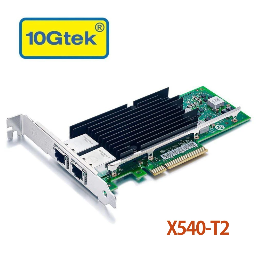 10Gtek for Intel X540-T2, 10GbE Converged Network Adapter(CNA), Copper Dual RJ45 Port
10Gtek for Intel X540-T2, 10GbE Converged Network Adapter(CNA), Copper Dual RJ45 Port