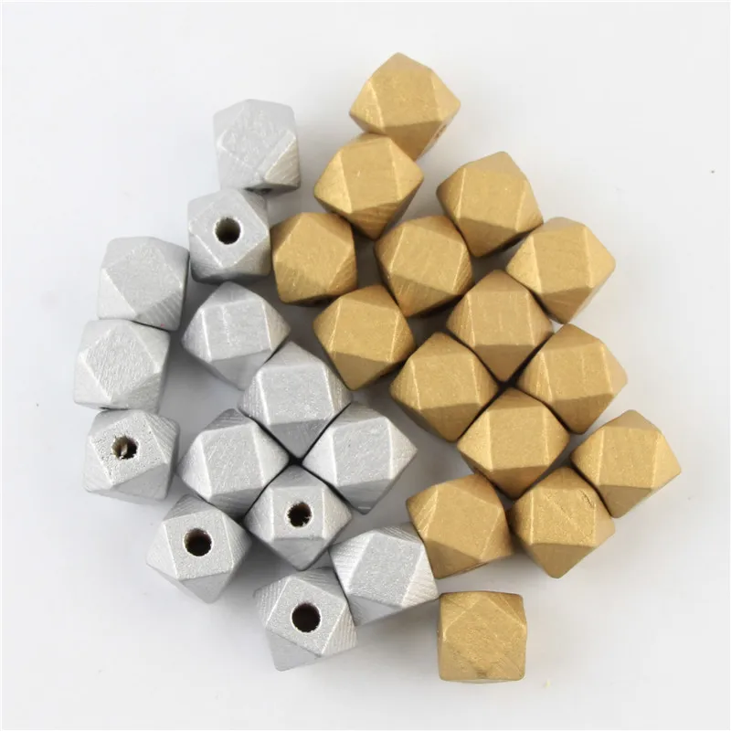 50pcs/lot 12mm Gold/Silver Color Wooden Beads Geometry Polygon Shape Wood Beads For Jewelry Making DIY Earring Accessories
50pcs/lot 12mm Gold/Silver Color Wooden Beads Geometry Polygon Shape Wood Beads For Jewelry Making DIY Earring Accessories