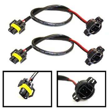 Set of 2 - 5202 (or H16) to H11 (or H8/880/881) Wiring Pigtail Conversion Harness Connector Wire Adapter Socket Plug Cable
Set of 2 - 5202 (or H16) to H11 (or H8/880/881) Wiring Pigtail Conversion Harness Connector Wire Adapter Socket Plug Cable
