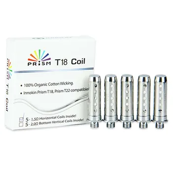 5pcs Original Innokin Prism Aromizer Coil 1.5ohm Evaporizer Cotton Horizontal Coil for Prism T18/T22 Tanks E-cigarette Vaporizer
5pcs Original Innokin Prism Aromizer Coil 1.5ohm Evaporizer Cotton Horizontal Coil for Prism T18/T22 Tanks E-cigarette Vaporizer