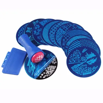 Finger Angel 10 Pcs Different Designs Nail Art Image Stamping Template+1pcs Stamper With Scraper DIY Nail Tools #HQ005
Finger Angel 10 Pcs Different Designs Nail Art Image Stamping Template+1pcs Stamper With Scraper DIY Nail Tools #HQ005