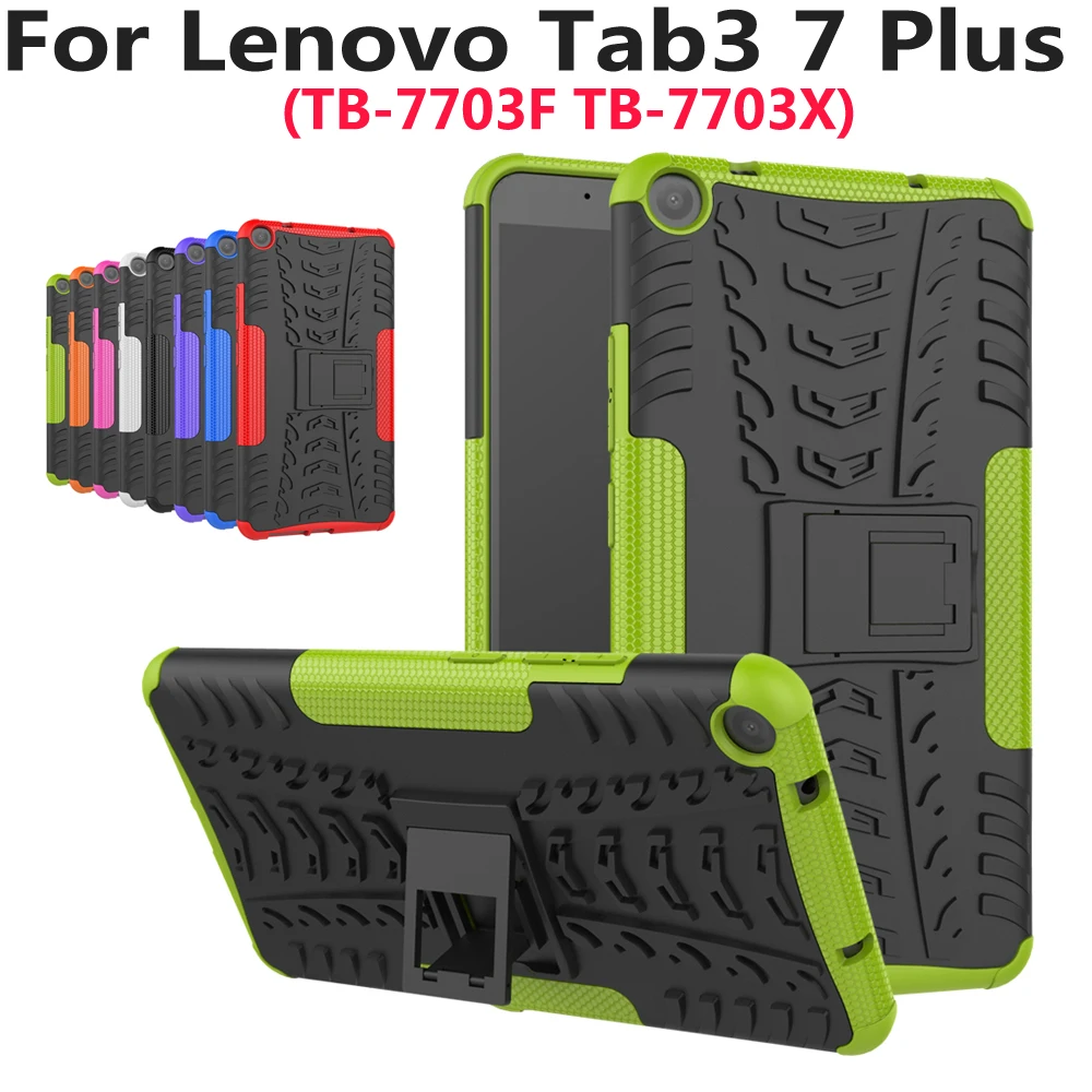 Tablet Case Cover for Lenovo Tab 3 Tab3 7 Plus 7703X 7703 TB-7703F TB-7703X TB-7703N Hyun Hybrid Shockproof Kictstand Funda Capa
Tablet Case Cover for Lenovo Tab 3 Tab3 7 Plus 7703X 7703 TB-7703F TB-7703X TB-7703N Hyun Hybrid Shockproof Kictstand Funda Capa