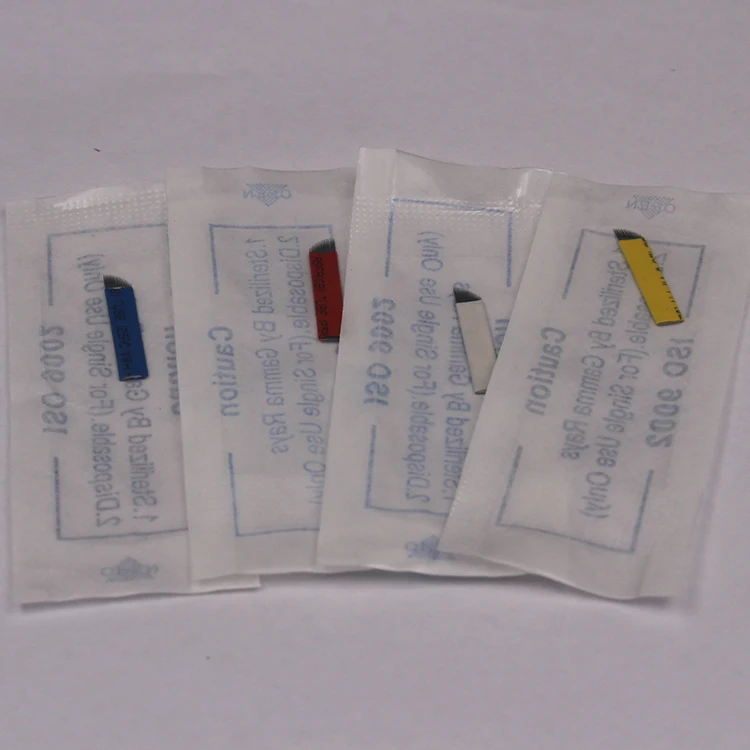 Korea Microblade 16Curved Flat For Eyebrow Microblading Needle size 0.2mm 50Pcs a lot Free Shipping For Permanent Makeup
Korea Microblade 16Curved Flat For Eyebrow Microblading Needle size 0.2mm 50Pcs a lot Free Shipping For Permanent Makeup
