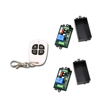 New 3 Pieces (1Transmitter +2Receivers) 110V 220V Wireless Remote Control Switch 1CH Remote Control Switch 315/433MHZ 
New 3 Pieces (1Transmitter +2Receivers) 110V 220V Wireless Remote Control Switch 1CH Remote Control Switch 315/433MHZ