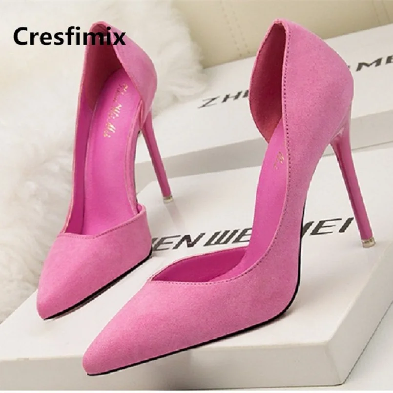 Cresfimix women casual street & office high heel shoes lady casual pink comfortable slip on high heel pumps female shoes c2792
Cresfimix women casual street & office high heel shoes lady casual pink comfortable slip on high heel pumps female shoes c2792