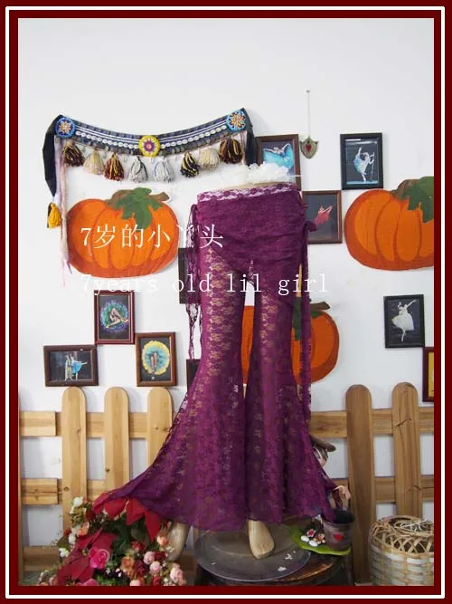tribal fusion Belly dance pants Lace Gothic Tribal Belly Dance flare Pants with skirt DB42-66
tribal fusion Belly dance pants Lace Gothic Tribal Belly Dance flare Pants with skirt DB42-66