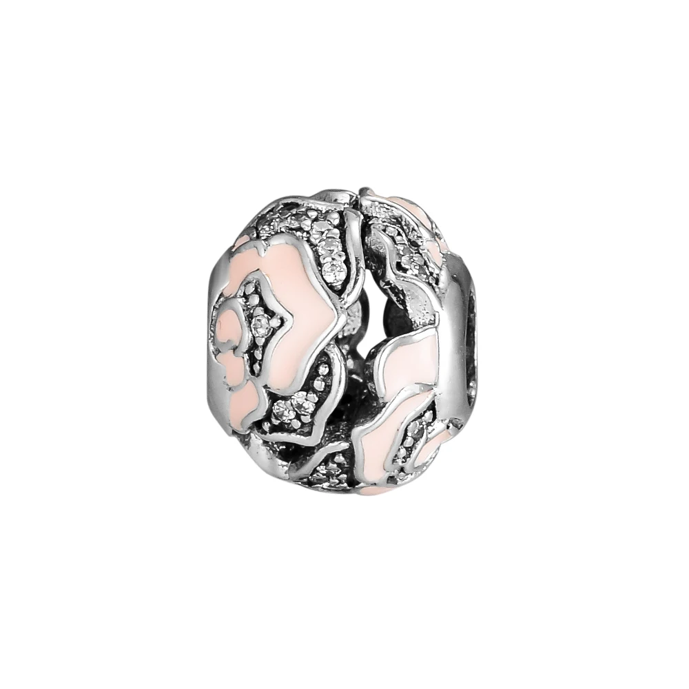 CKK Beads Soft Pink Rose Charms Silver 925 Original Fits Europe Bracelet Sterling Silver Jewelry Making Charm Bead
CKK Beads Soft Pink Rose Charms Silver 925 Original Fits Europe Bracelet Sterling Silver Jewelry Making Charm Bead