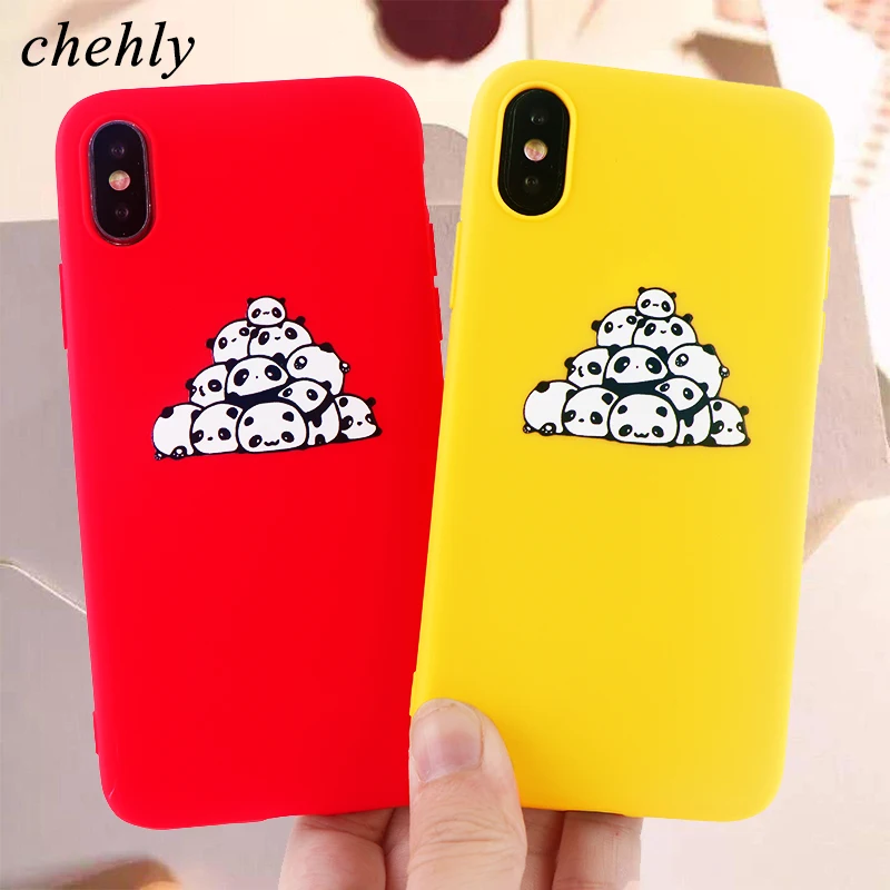 Panda Phone Case for iPhone X XR XS Max 8 7 6 S Plus Cute Animal Cases Soft Silicone Protect Mobile Phone Accessories Covers
Panda Phone Case for iPhone X XR XS Max 8 7 6 S Plus Cute Animal Cases Soft Silicone Protect Mobile Phone Accessories Covers