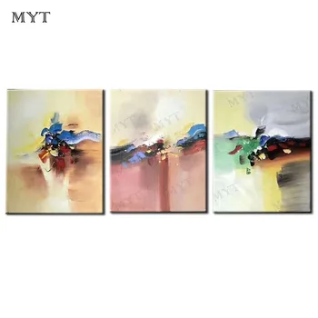 Hot sale Unframed Modern abstract oil painting 3p handmade bright colorful wall art canvas wall pictures for living room
Hot sale Unframed Modern abstract oil painting 3p handmade bright colorful wall art canvas wall pictures for living room